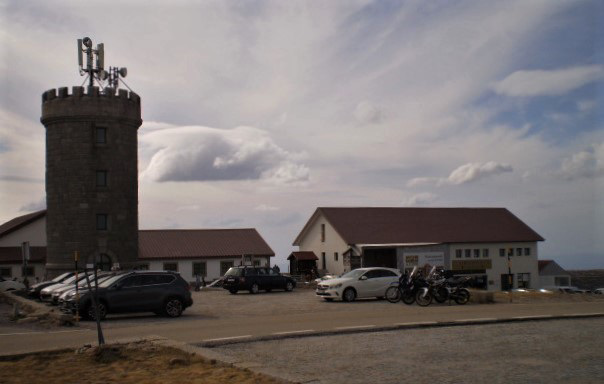 Tower and shopping centre.