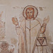 Detail of Wall Painting with Holy Men and Coptic Inscription in the Metropolitan Museum of Art, December 2023 Detail of Wall Painting with Holy Men and Coptic Inscription in the Metropolitan Museum of Art, December 2023