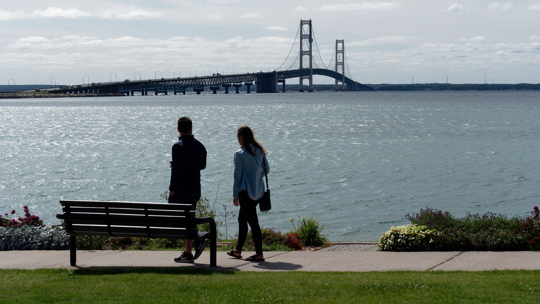 The Mackinac Straits Bridge