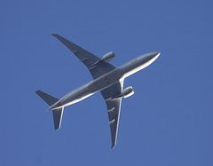Etihad Cargo Boeing 777-FFX EY9867 ETD9867 AUH-STN FL80 A6-DDA
