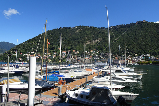 Boats In Como Marina