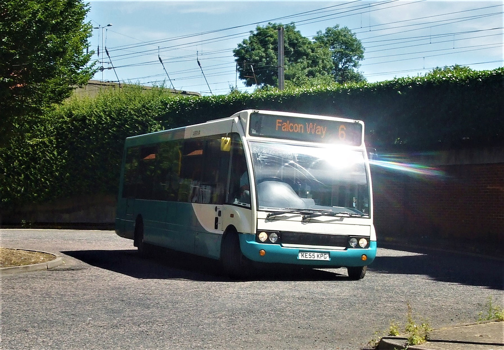 DSCF4492 Arriva the Shires KE55 KPG in Welwyn Garden City - 18 Jul 2016