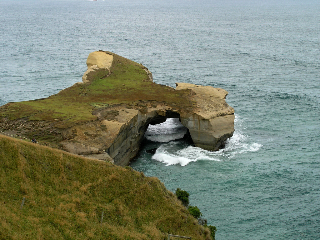Tunnel Beach - coastal cliffs
