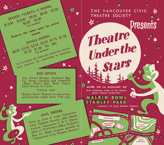 Theatre Under the Stars Promo, 1956