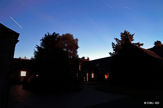 Night star trails - 26.5 minutes exposure at f4 and ISO 50