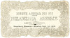 Lady's Invitation, Eighth Annual Picnic of the Philadelphia Assembly, Strawberry Mansion, Philadelphia, Pa., Sept. 1, 1856