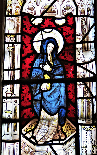 morley church, derbs; mid c15 glass by john thornton