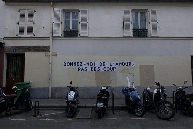 la féminicide, Paris February 2020