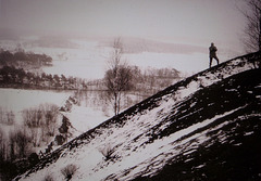 On a could hill -februari-1986