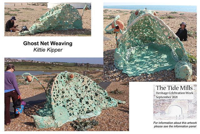 Ghost Net Weaving - Kittie Kipper - community artwork