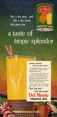 Del Monte Pineapple Juice Ad, 1952