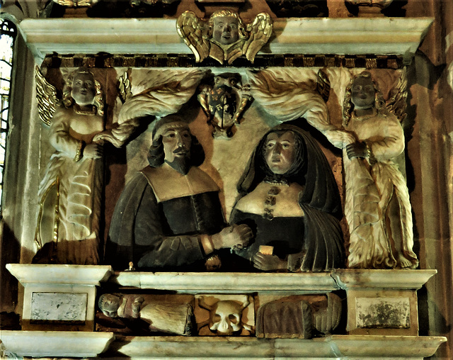 morley church, derbs; c17 tomb of jonathan sacheverell +1662