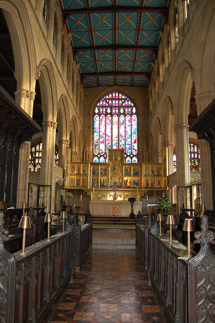 Chancel of St Mary Magdalen Newark, Looking Towards Comper's Reredos