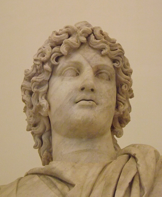 Detail of the So-called Farnese Lar in the Naples Archaeological Museum, July 2012