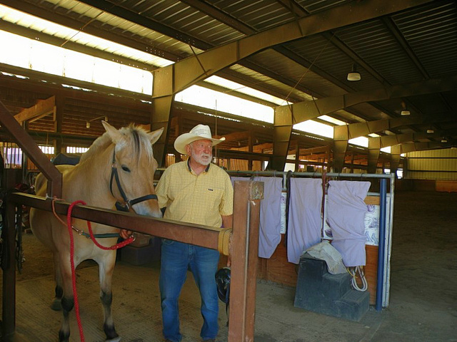 Mike, the horse and people trainer