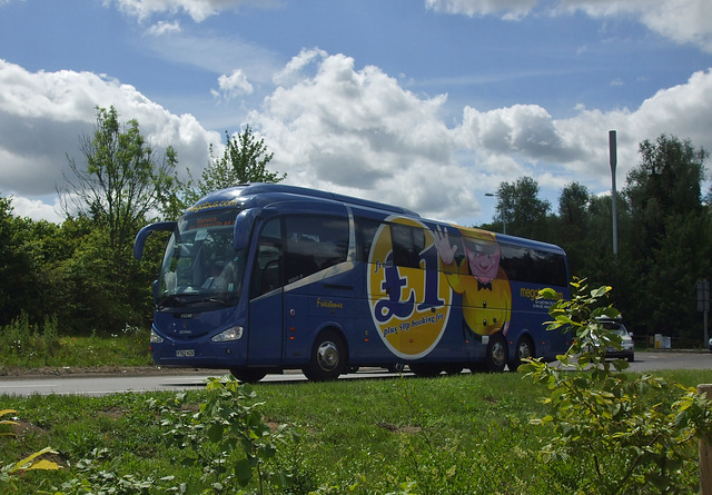 DSCF7516 Freestones Coaches (Megabus contractor) YT62 HZX at Barton Mills - 4 Jun 2017