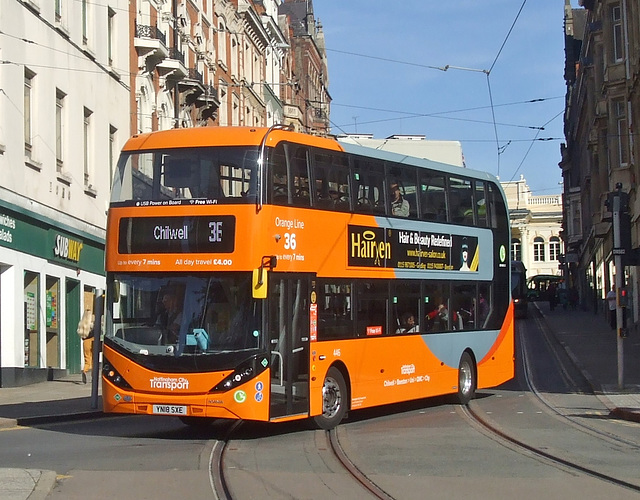 DSCF4777 Nottingham City Transport 446 (YN18 SXE) - 13 Sep 2018