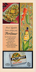 Pictsweet Vegetables Ad, 1957