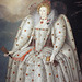 Detail of Elizabeth I Ditchley Portrait in the Metropolitan Museum of Art, December 2022