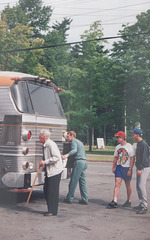 MacKenzie Bus Line owner, Doug Parker, at Bridgewater (171-14)