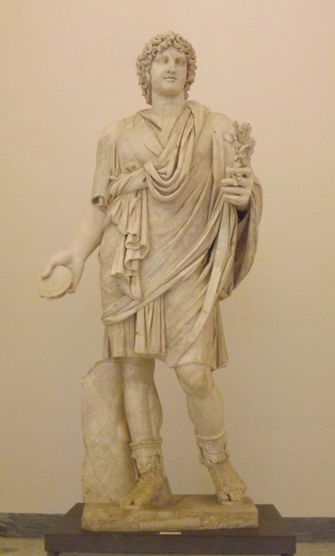 The So-called Farnese Lar in the Naples Archaeological Museum, July 2012