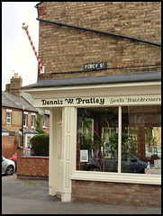 Dennis Pratley, gents hairdresser