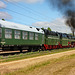 Lok 18 201 mit Sonderzug auf dem Weg nach Lübeck