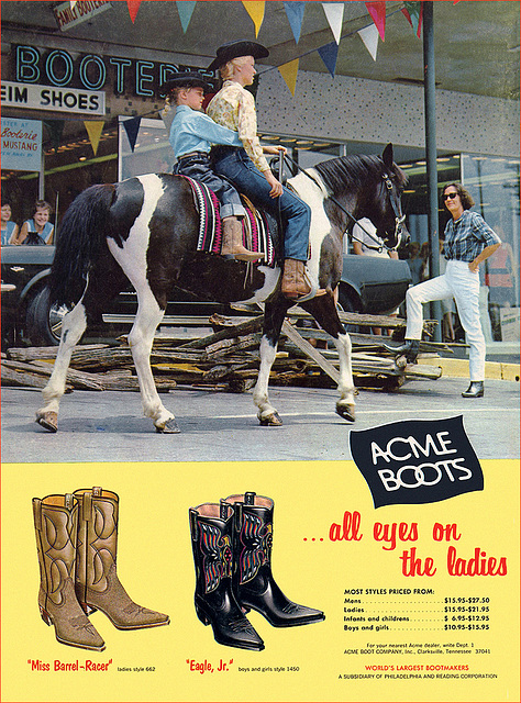 Acme Boots Ad, c1964