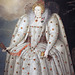 Detail of Elizabeth I Ditchley Portrait in the Metropolitan Museum of Art, December 2022
