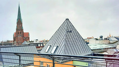HFF über den Dächern von Schwerin