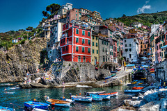 the red house, Cinque Terre, Riomaggiore