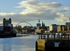 Looking up the Tyne from the Mouth Of The Ouseburn