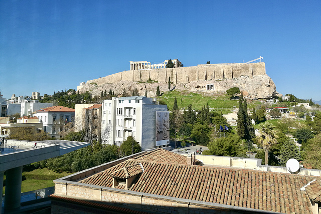 Athens 2020 – Acropolis Museum – View of the Acropolis
