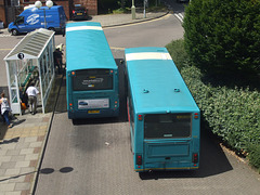 DSCF4509 Arriva the Shires KX09 GYT and LJ51 DLG in Welwyn Garden City - 18 Jul 2016