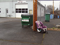 Seat in the alley