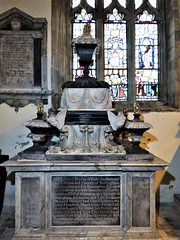 morley church, derbs , c18 tomb of robert sacheverell +1714