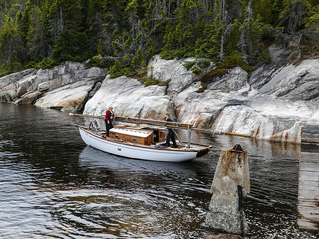 Day 10, Alan & Jane into the Saguenay River