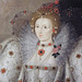 Detail of Elizabeth I Ditchley Portrait in the Metropolitan Museum of Art, December 2022