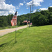 Patriotic Flag Display near Burr Oak
