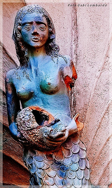 detail of the "Fontana della Sirena" - Scilla/Calabria