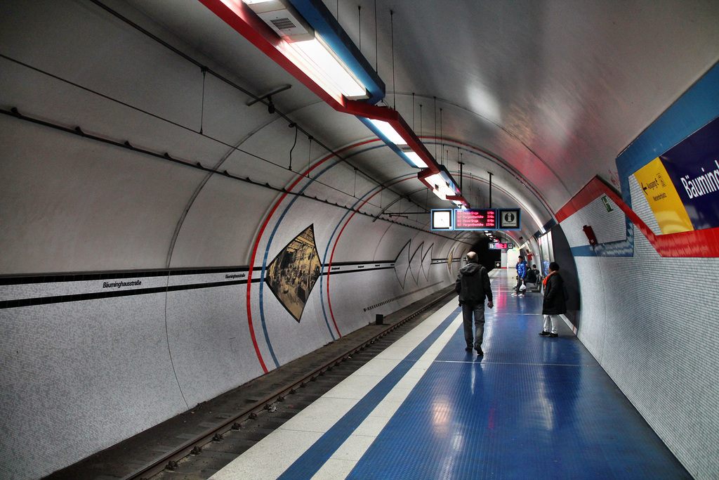 U-Bahn-Haltestelle "Bäuminghausstraße" (Essen-Altenessen) / 24.10.2018