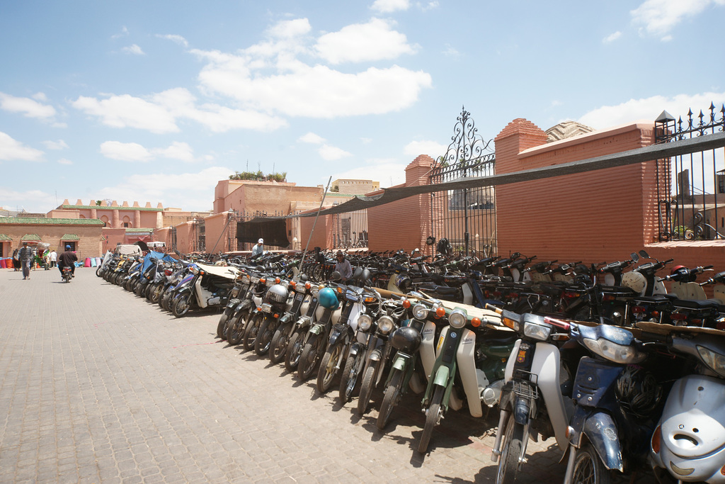 Motorbikes In Marrakech