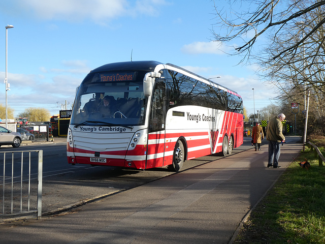 Young’s Coaches BV66 WOC in Ely - 2 Mar 2023 (P1140695)