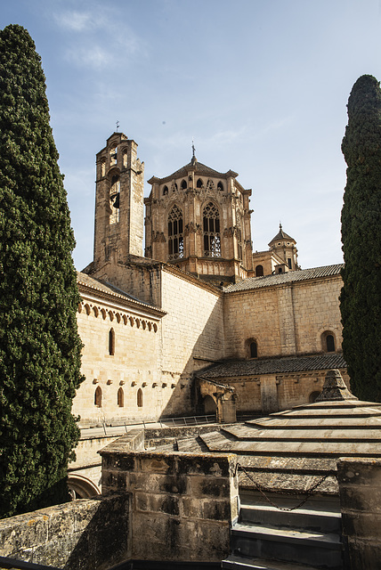 Claustro y torres de Poblet.