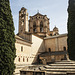 Claustro y torres de Poblet.