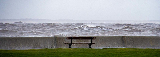 New Brighton in a storm