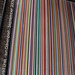 Many hours of work to brighten under a bridge - Ian Davenport's Poured Lines 2006