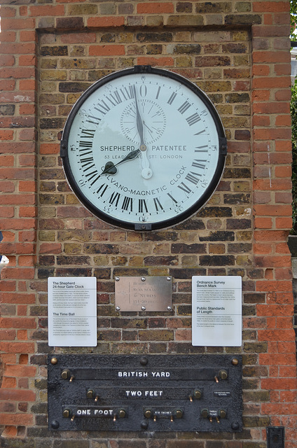 Royal Observatory Greenwich, Galvano-Magnetic Clock and Standards of Length