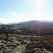 Path from Bleaberry Fell towards High Seat in the February sun