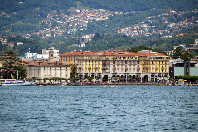 Teil der Seepromenade von Lugano